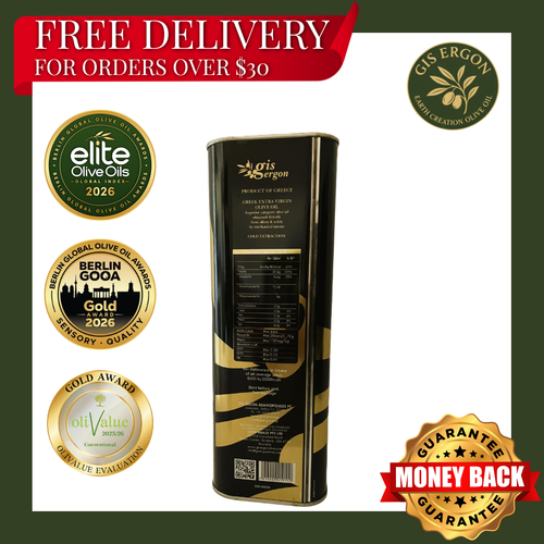 GIS ERGON Greek Extra Virgin Olive Oil 3L